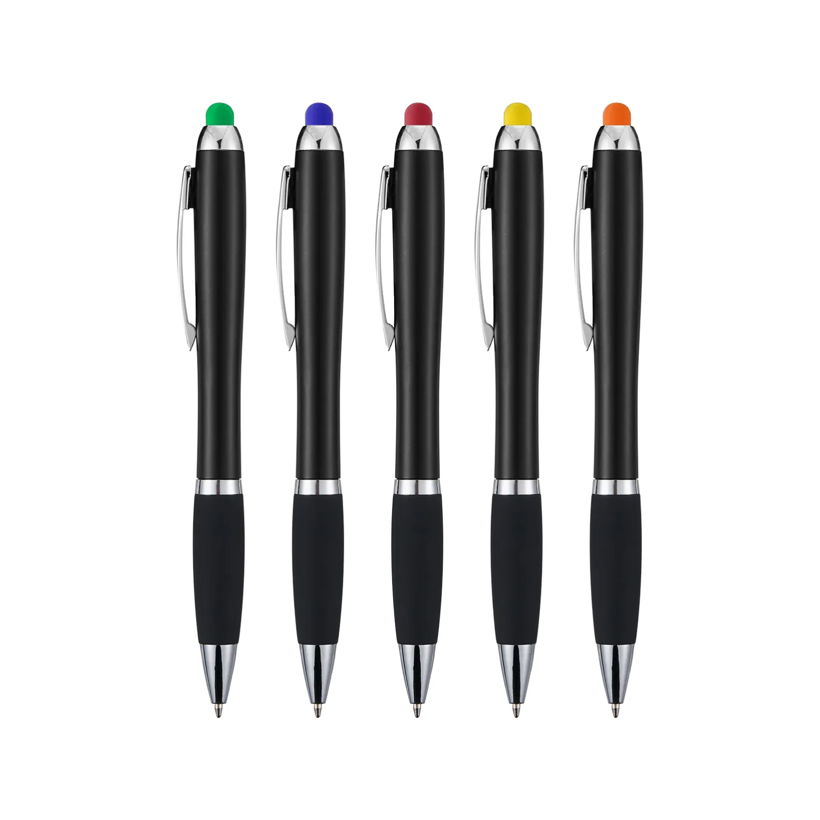 Stylos à bille avec lumières LED multicolores (10 pièces)