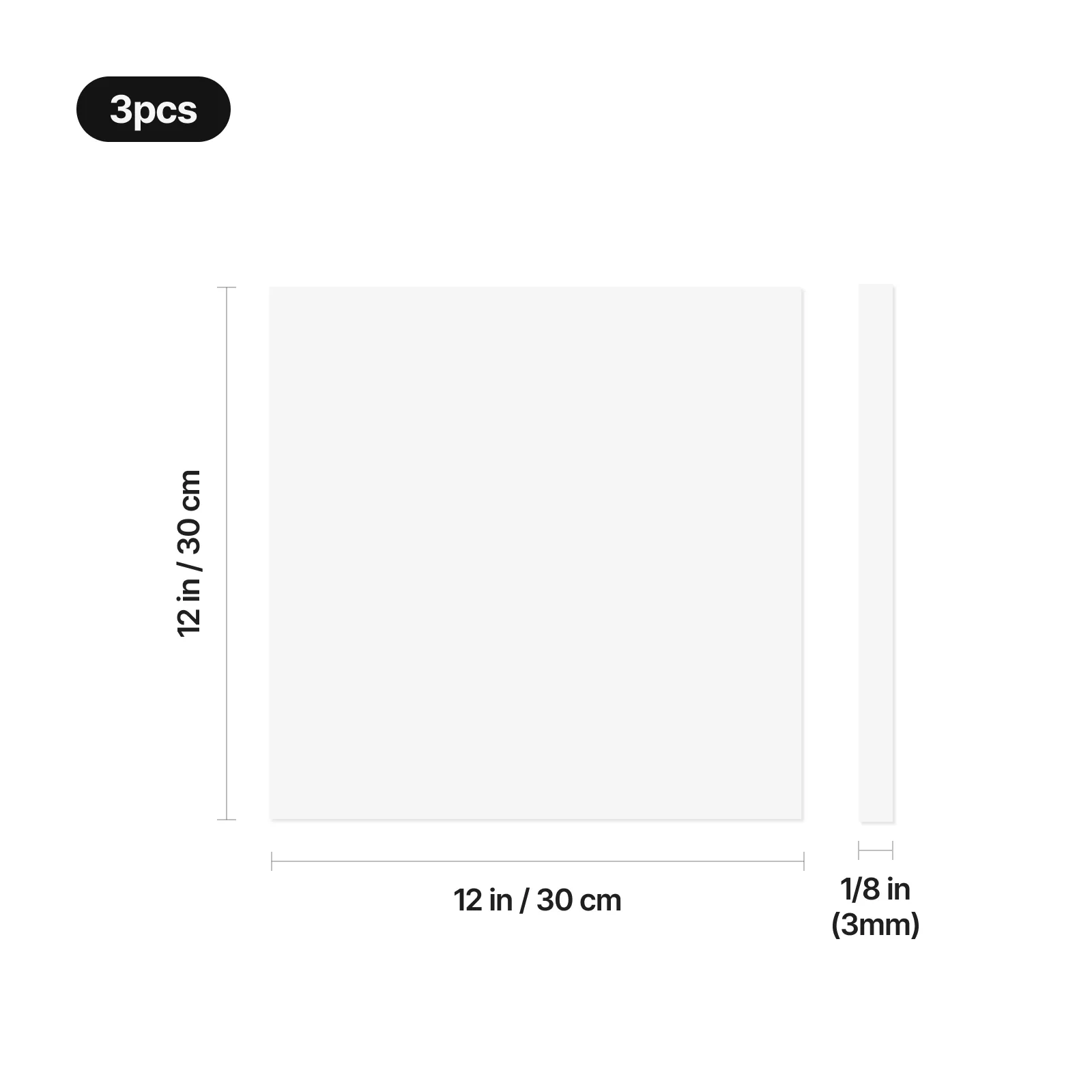 3mm Plaque acrylique pour gravure laser infrarouge (3 pcs) - Image 4