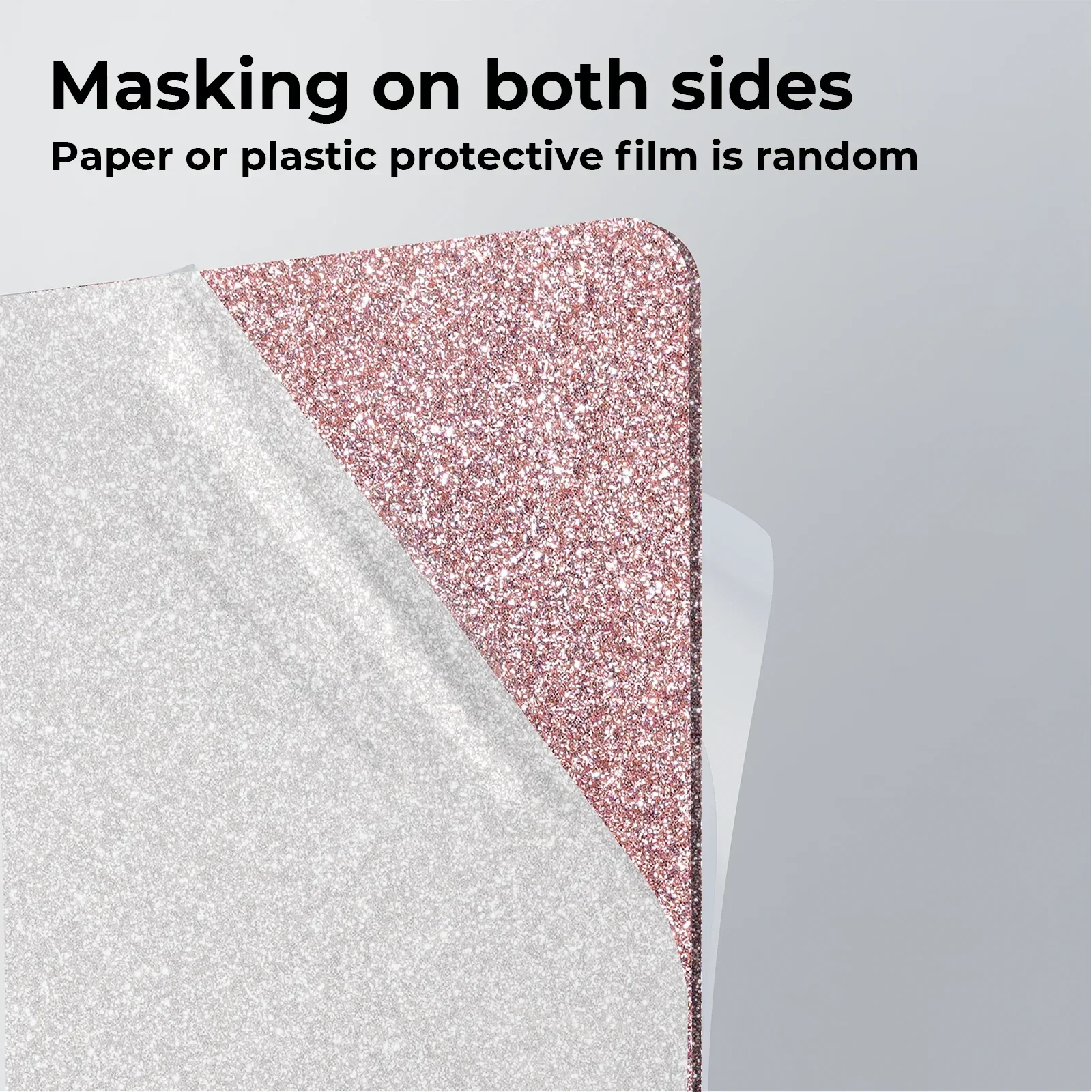 Plaque Acrylique Pailletée Rose Gold (3 mm) – Opaque & Brillant (Lot de 3) - Image 5