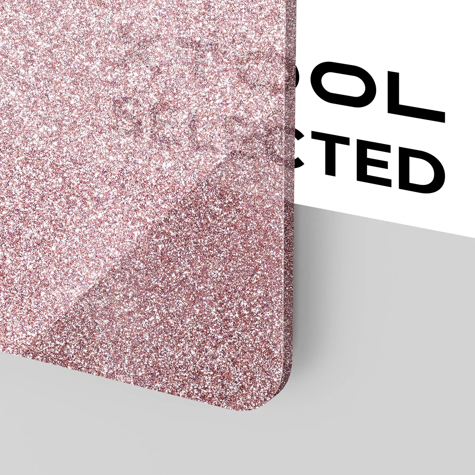 Plaque Acrylique Pailletée Rose Gold (3 mm) – Opaque & Brillant (Lot de 3) - Image 6