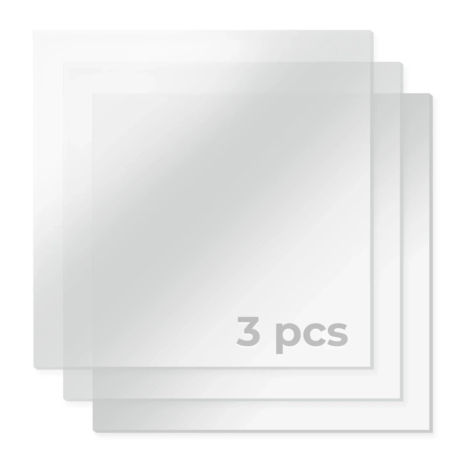 Feuille d'acrylique miroir translucide 2 mm (3 pièces) - Image 5