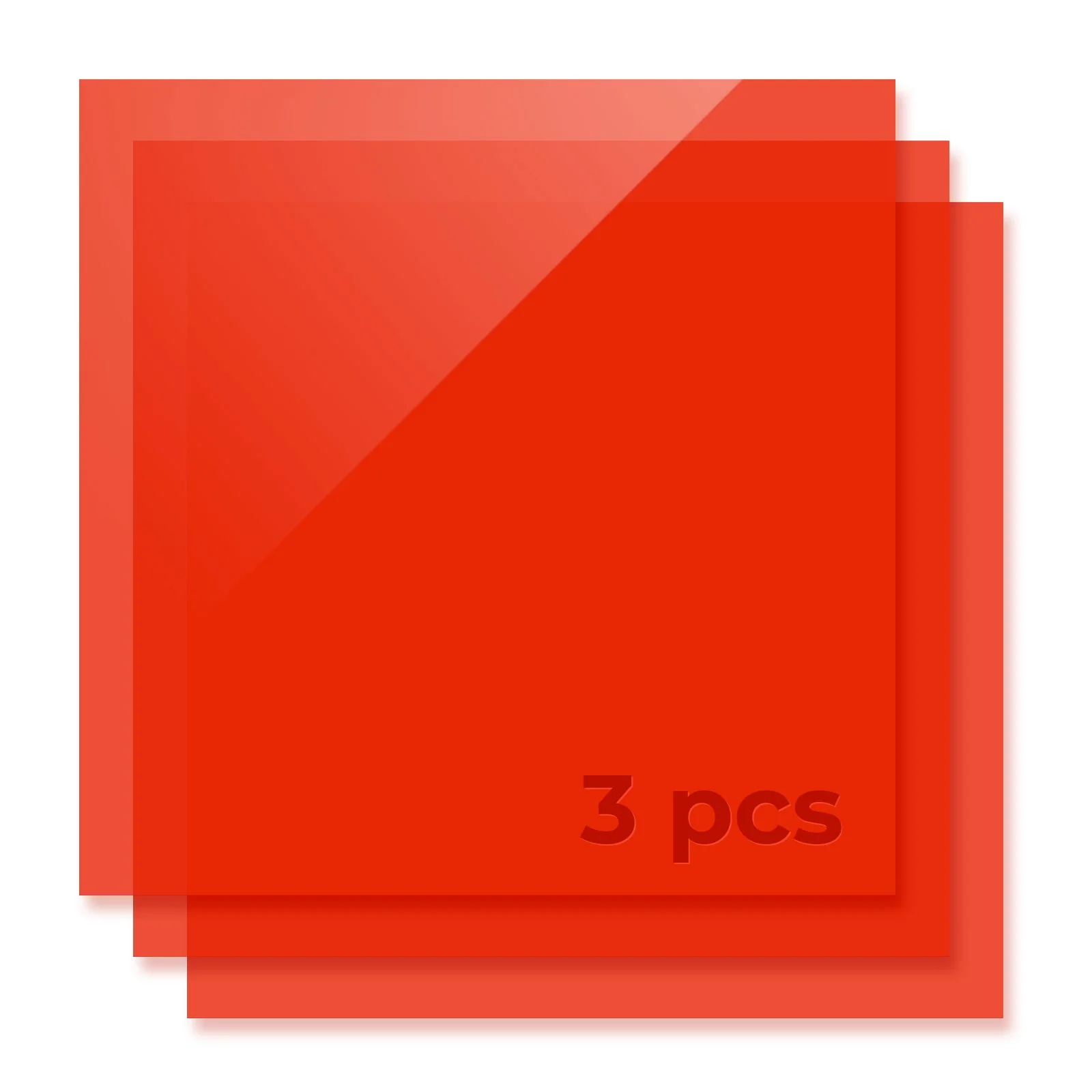 3mm Plaque acrylique translucide brillante (3 pcs) - Image 29