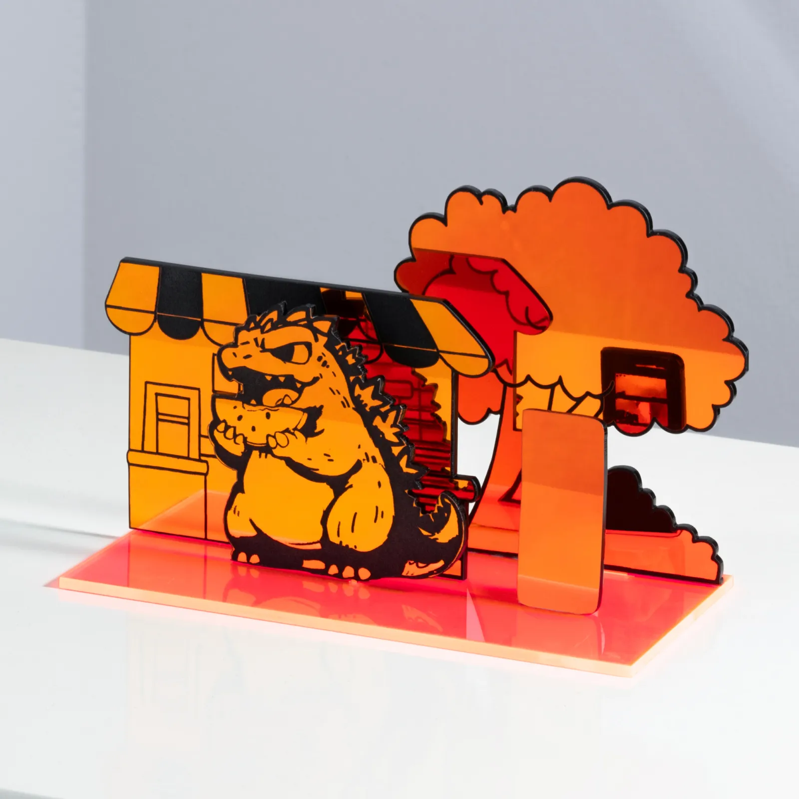 3mm x 30 x 30 cm Plaque acrylique bicolore brillante (3 pcs) - Image 7