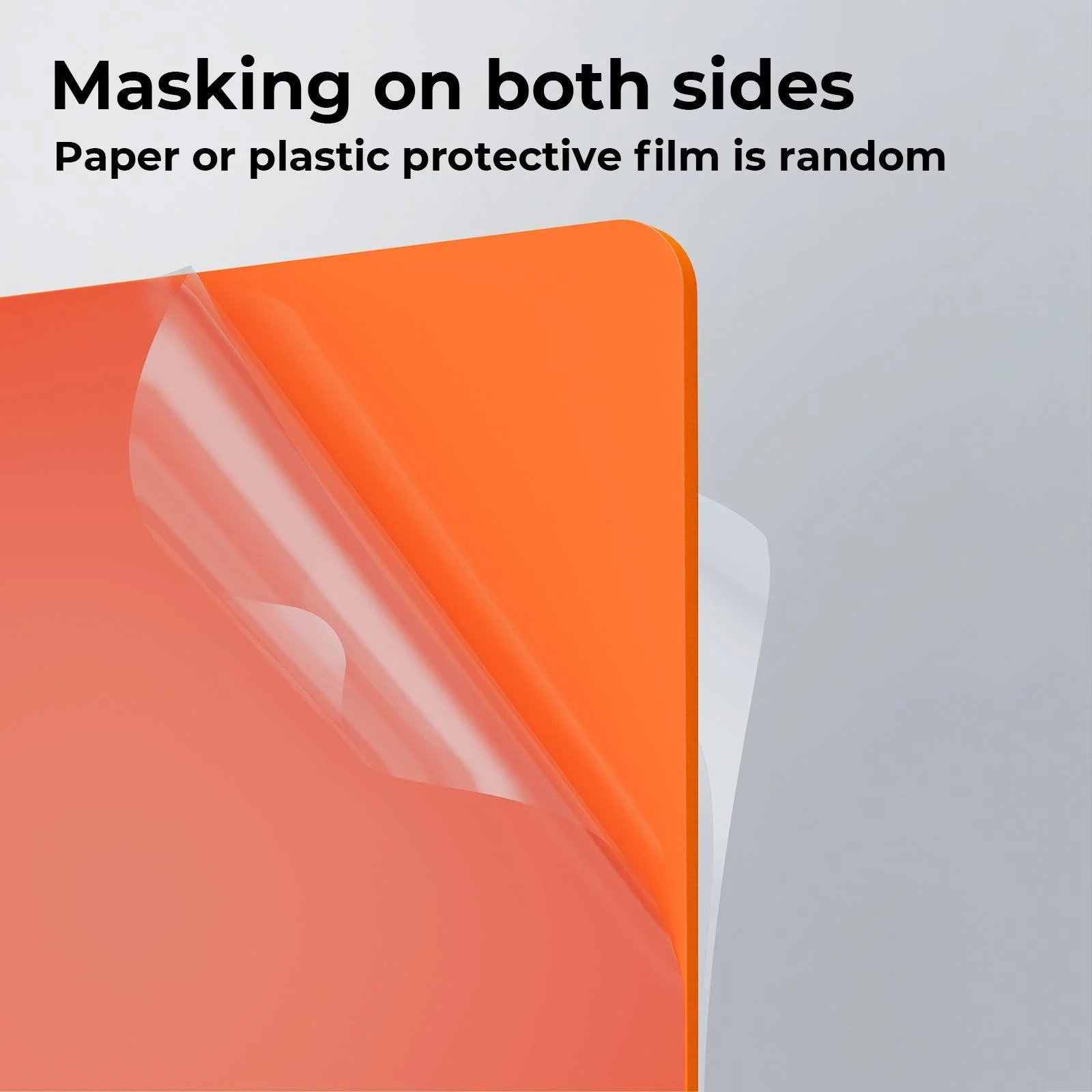 3mm Orange Opaque Glossy Acrylic Sheet (3pcs) - Image 4