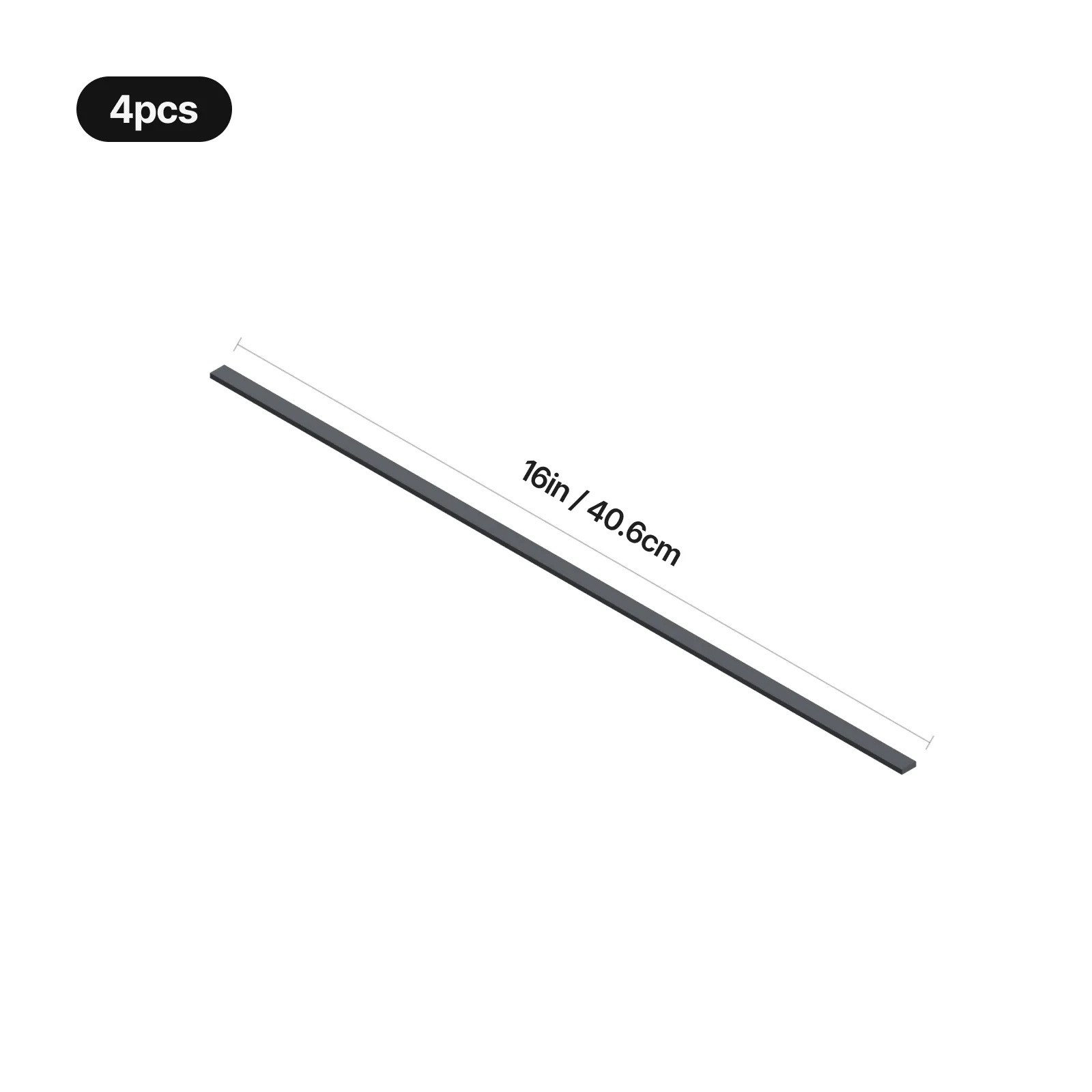 Bande de silicone pour écran polyester à gravure rapide (4 pièces) - Image 3