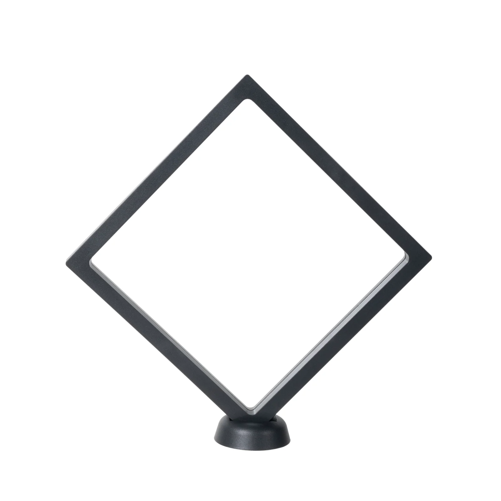 Cadre flottant noir avec support (2 pcs) 17,8 cm x 17,8 cm