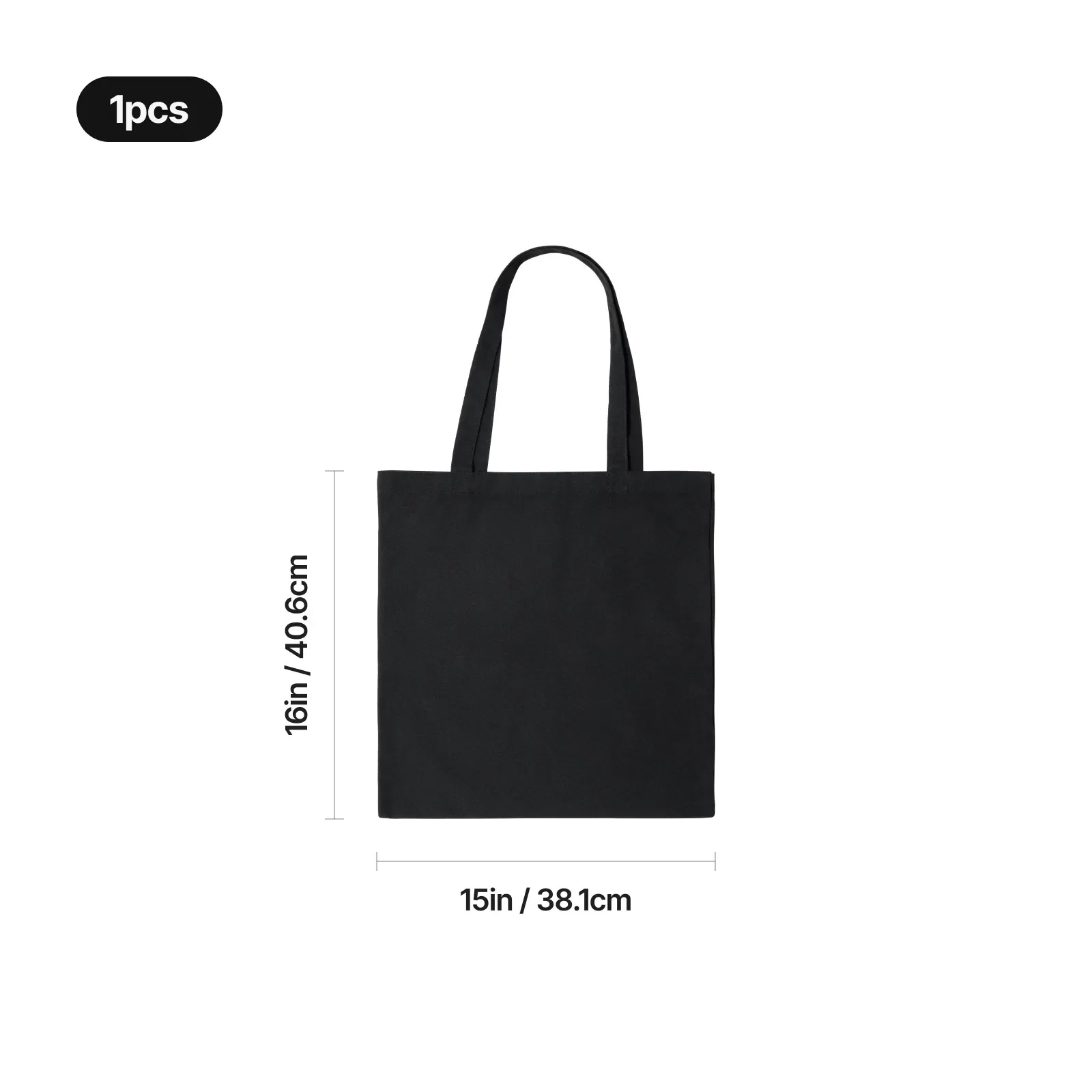 Sac cabas en toile (1 pce) - Image 7