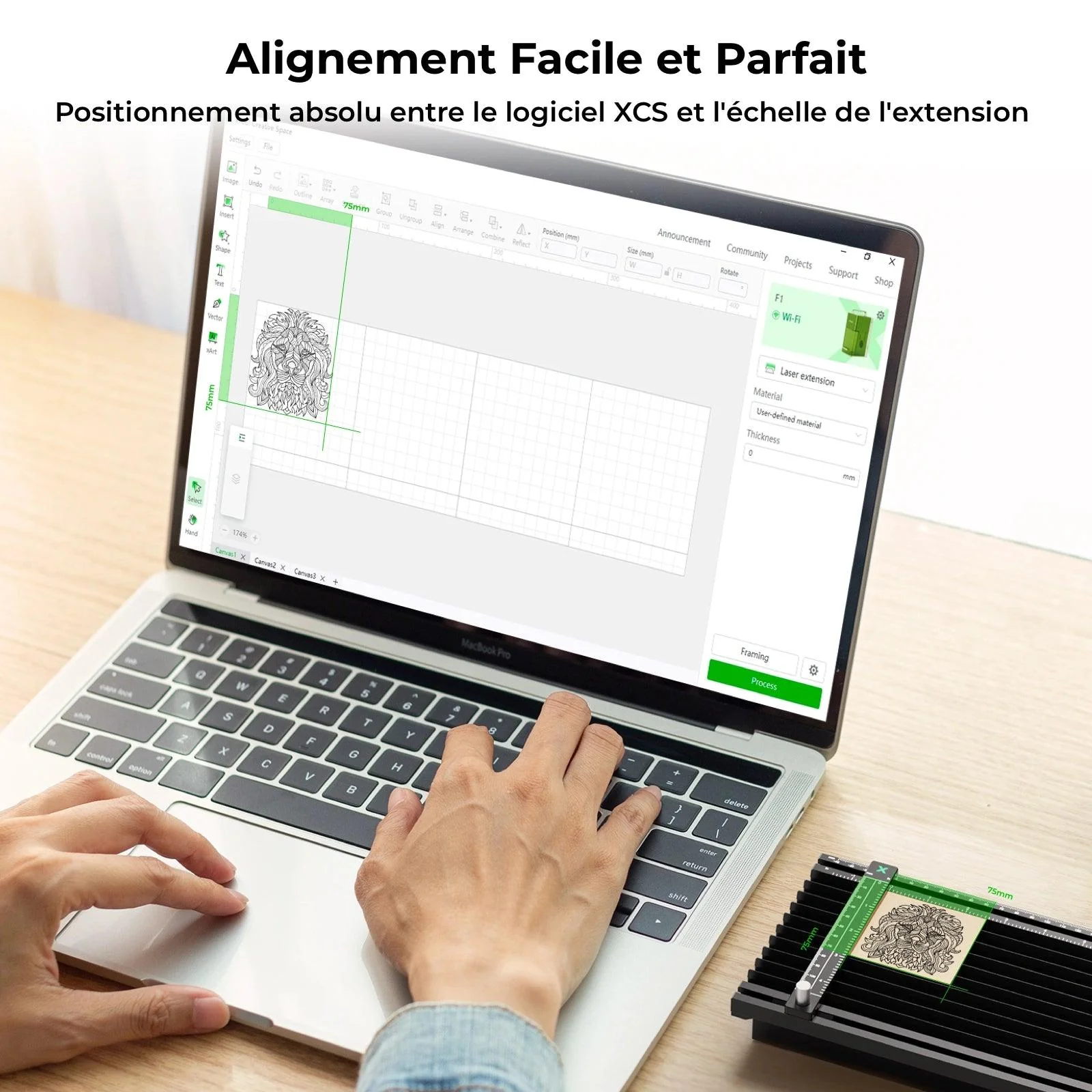 xTool F2/F1/F1 Lite Extension de Glissière - Image 6