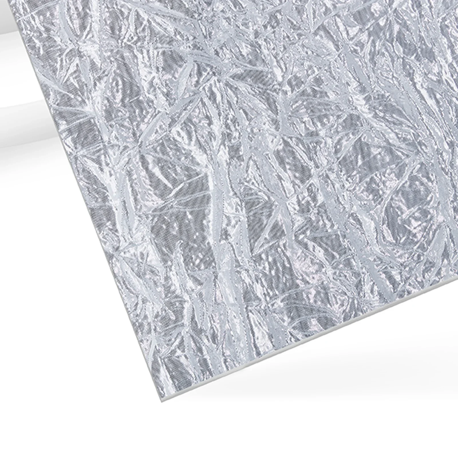 Feuille acrylique maillage métallique argenté 3mm (3pcs)