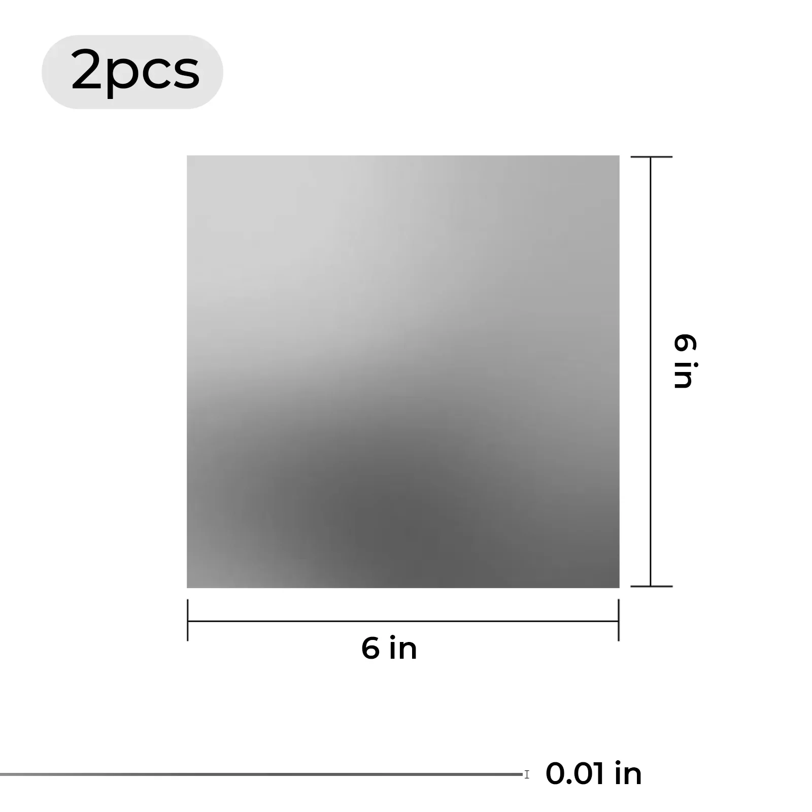 Feuille d'acier inoxydable 304 de 0,3 mm (2 pièces) - Image 3