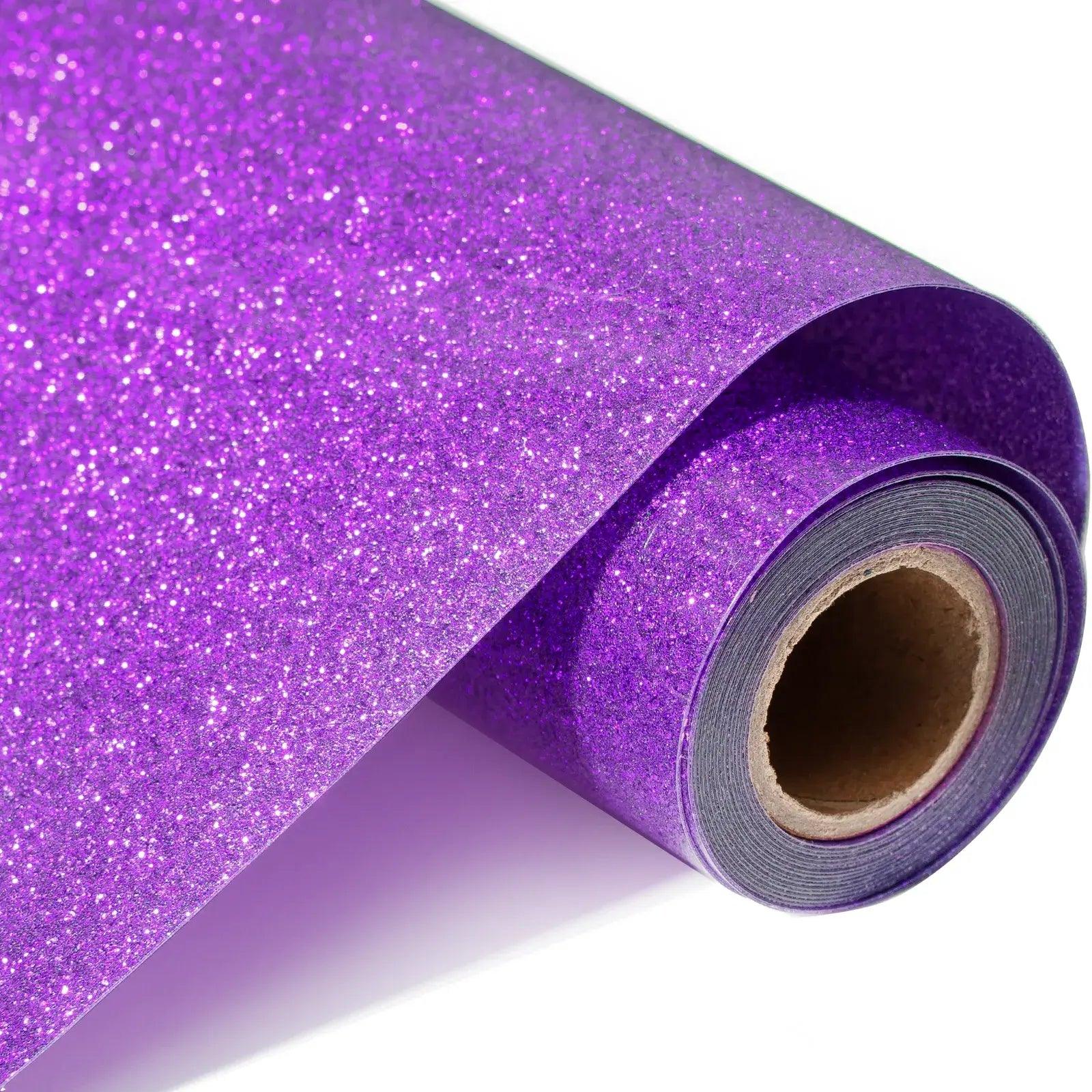 Rouleau de vinyle de transfert thermocollant pailleté (Glitter HTV) – compatible avec les lasers - Image 9