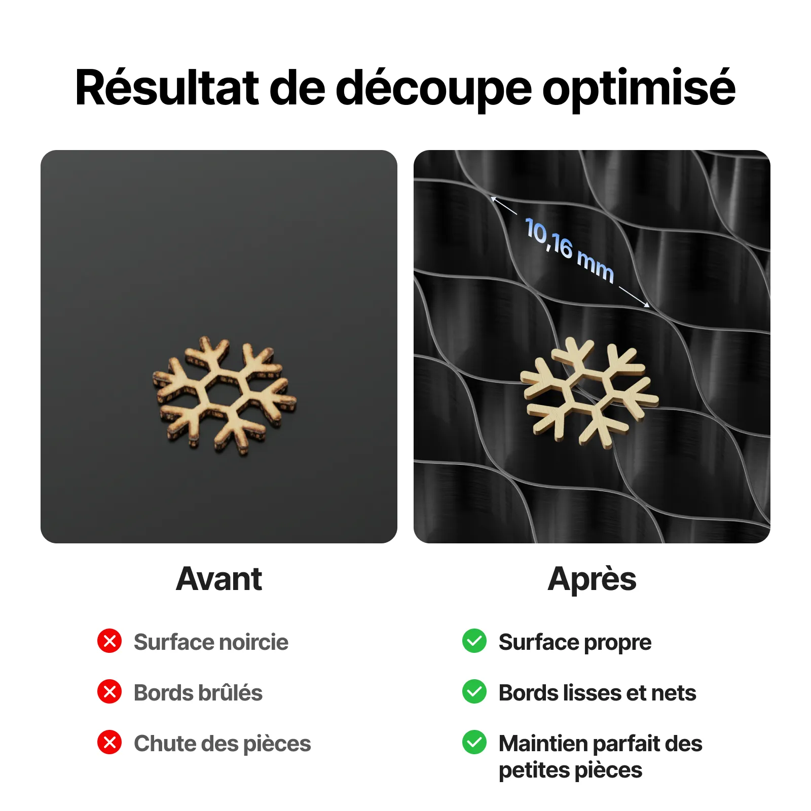 xTool P3 Panneau en nid d’abeilles | Aluminium, ultra-léger, sans rouille - Image 2