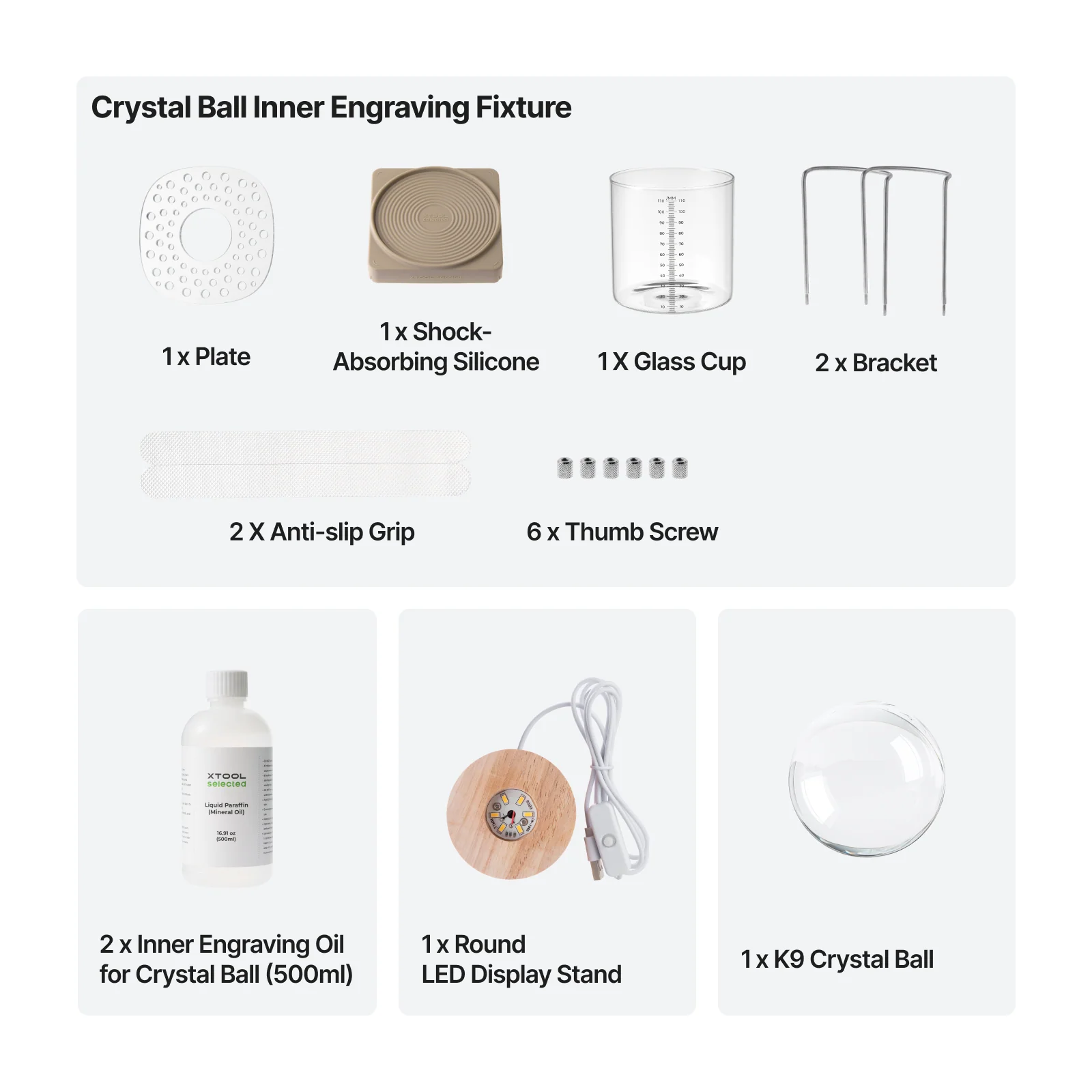 Kit de gravure interne pour boule de cristal K9 - Image 3