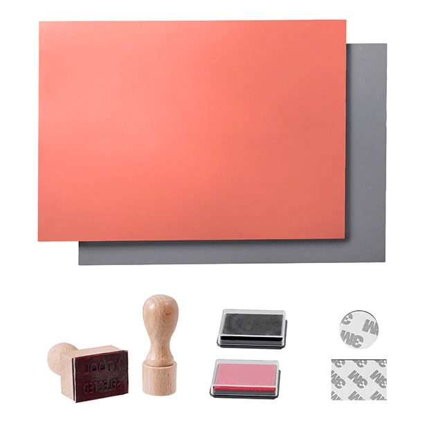 Kit de tampons en caoutchouc pour gravure laser - Image 3