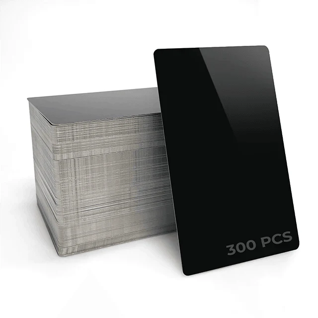Carte de visite en métal noir (300 pièces) - Image 10