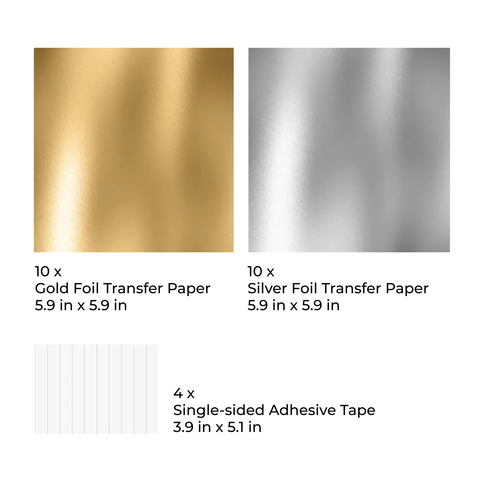 Papier de transfert métallisé pour stylo de dorure à chaud xTool M1 Ultra (20 pièces) - Image 4