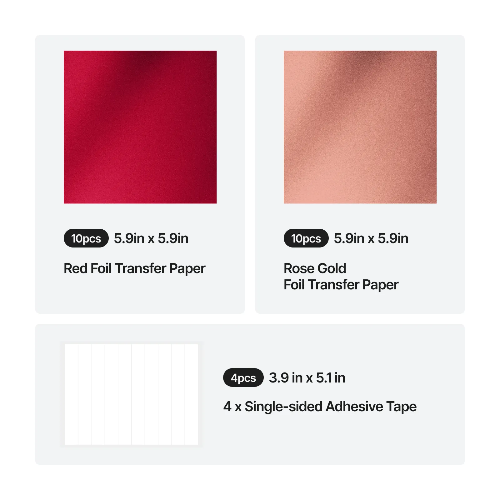 Papier de transfert métallisé pour stylo de dorure à chaud xTool M1 Ultra (20 pièces) - Image 9