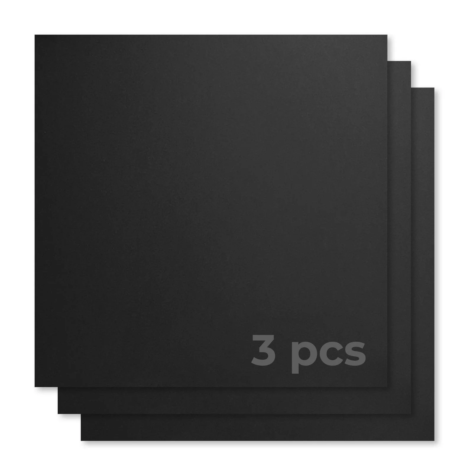 Plexiglas acrylique noir dépoli d'épaisseur 3 mm