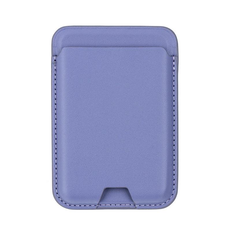 Portefeuille de téléphone en similicuir avec fermeture magnétique Violet