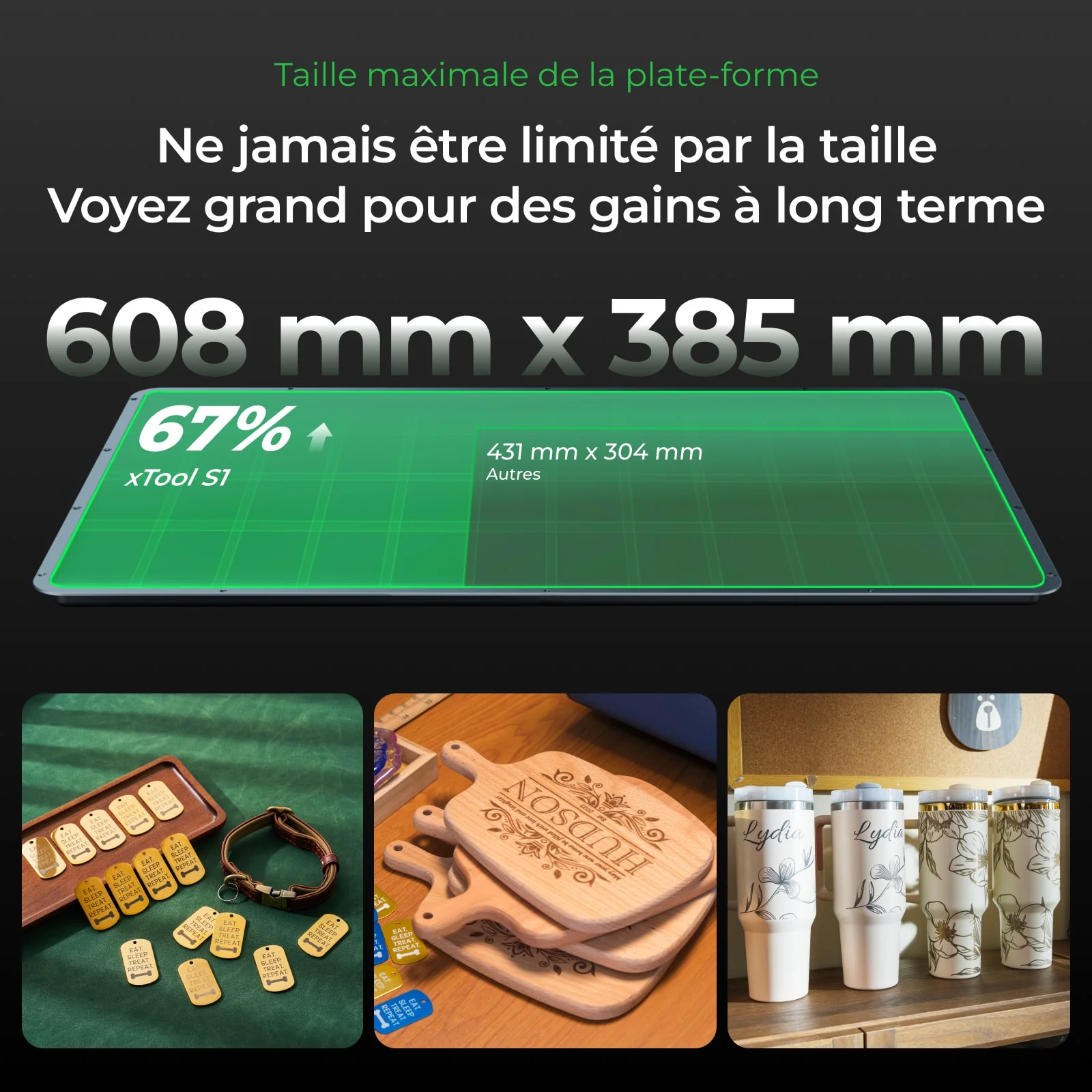 xTool S1 Découpeur Laser à Diode Fermé - Image 4