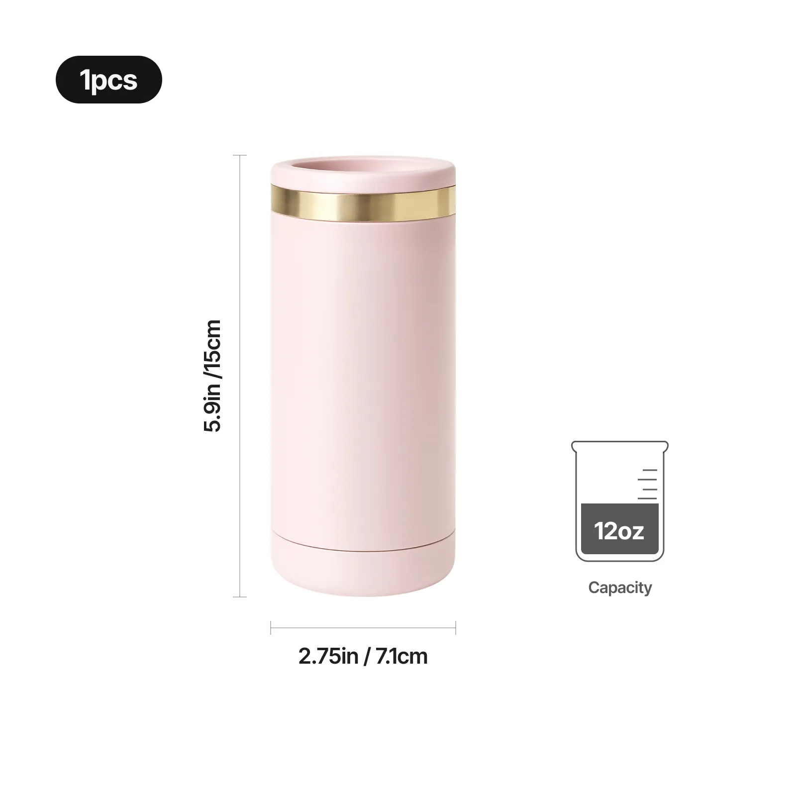 Refroidisseur de canette Slim (12oz) - Image 3