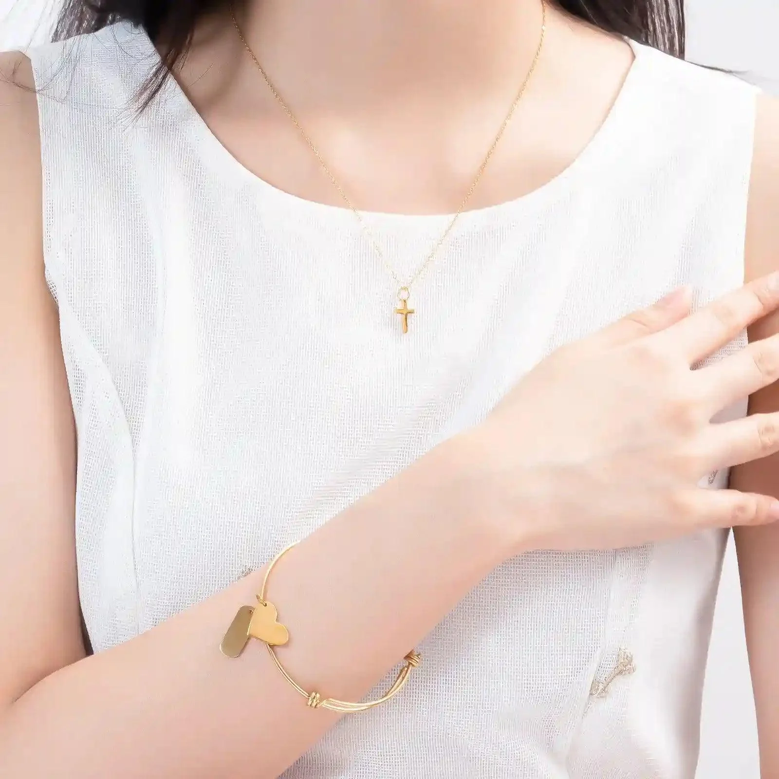Ensemble de création de collier et bracelet en acier inoxydable - Image 2