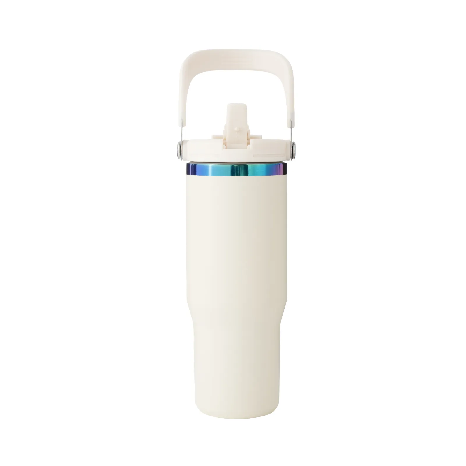 Gobelet en acier inoxydable avec poignée et paille (30oz)