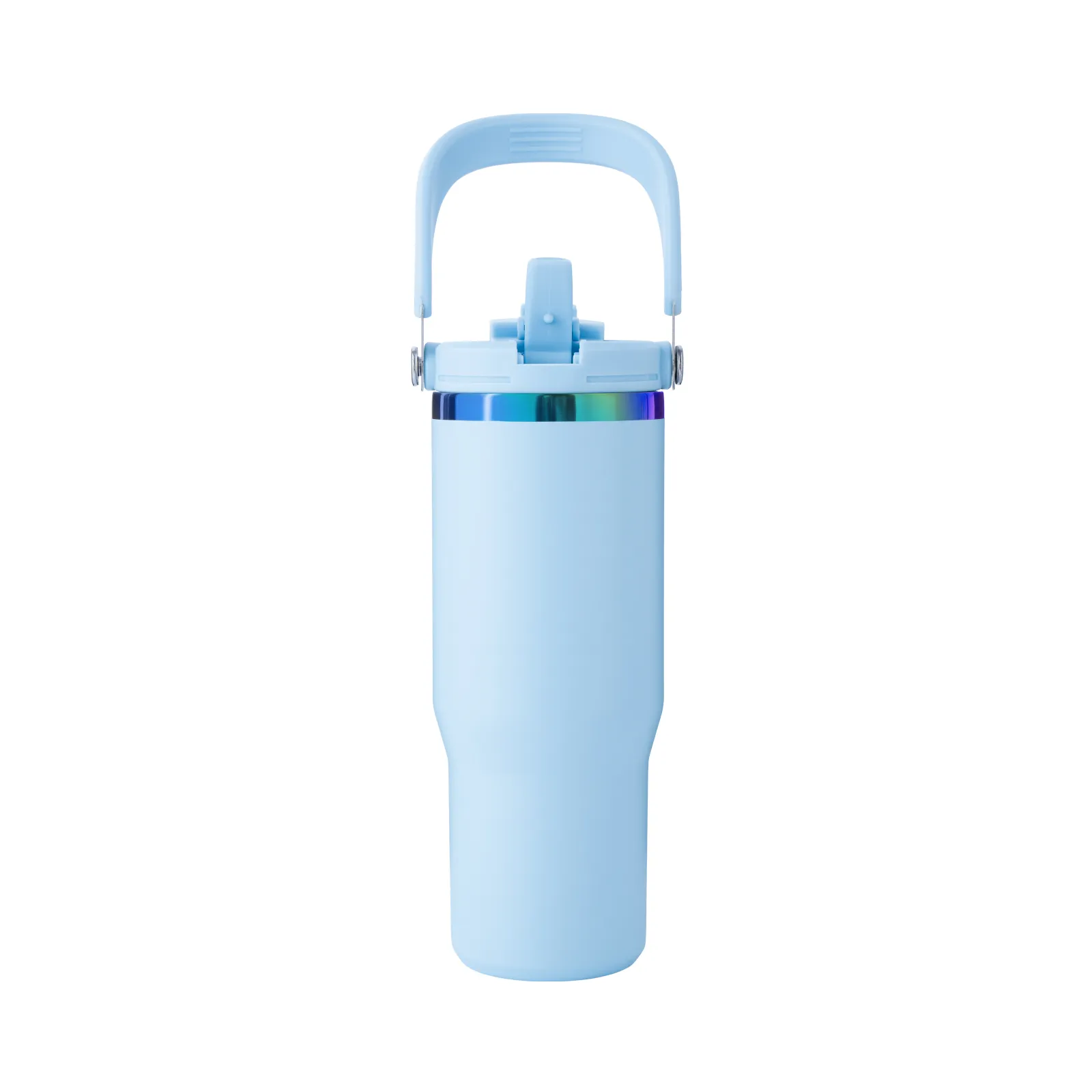 Gobelet en acier inoxydable avec poignée et paille (30oz) - Image 10