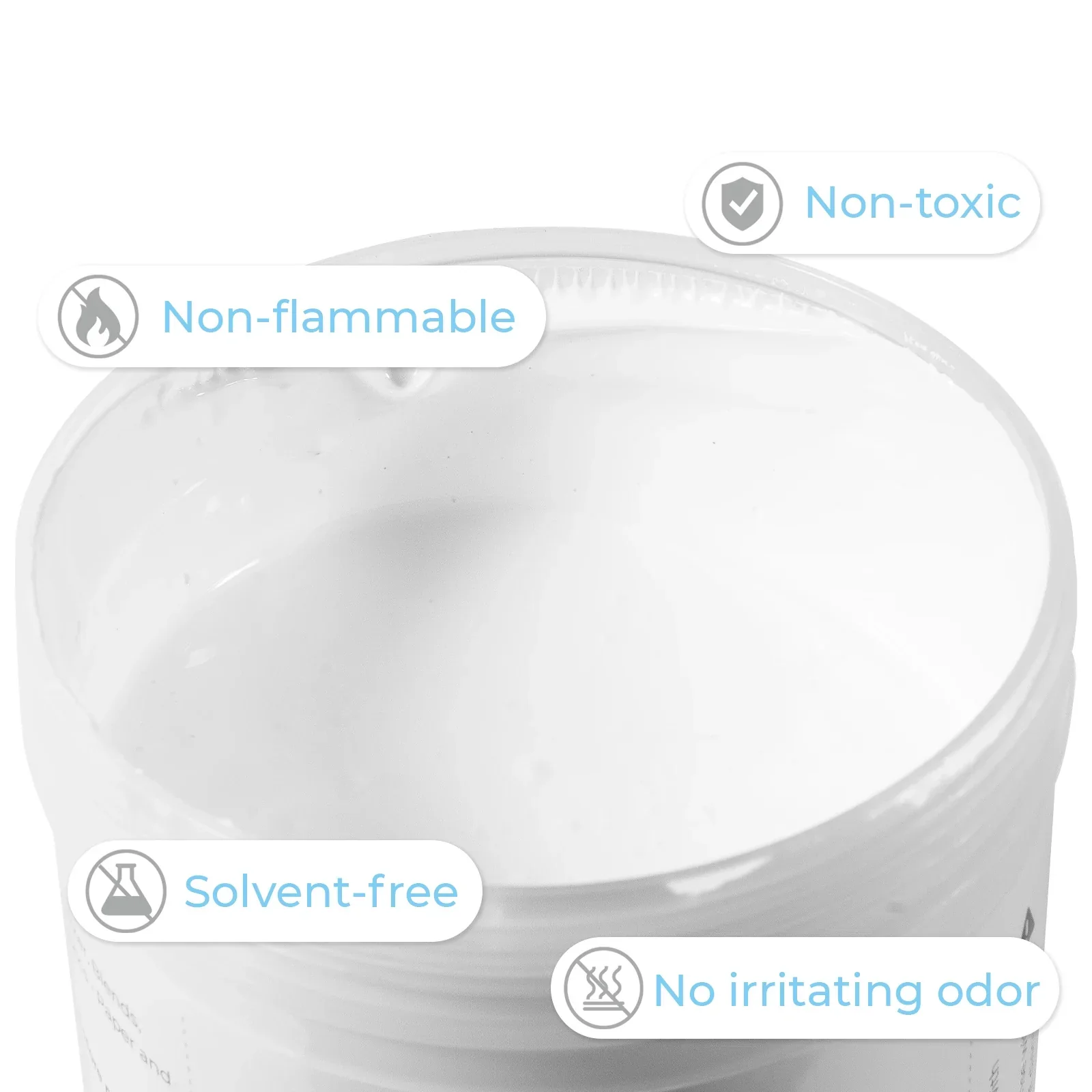 Encre Plastisol Blanche pour Impression sur Tissu (473 ml) - Image 3