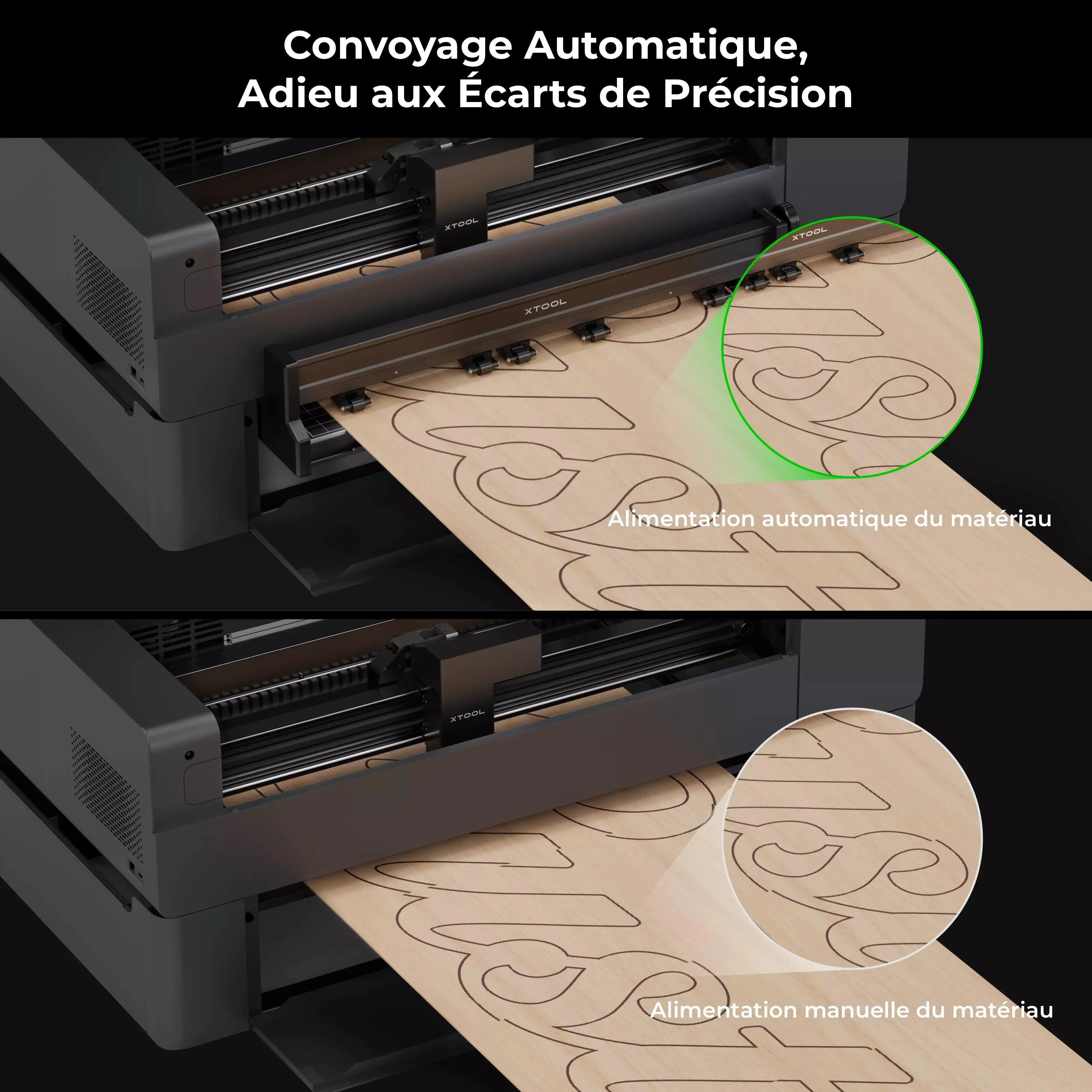 xTool P2/P2S Convoyeur d'Alimentation Automatique - Image 3