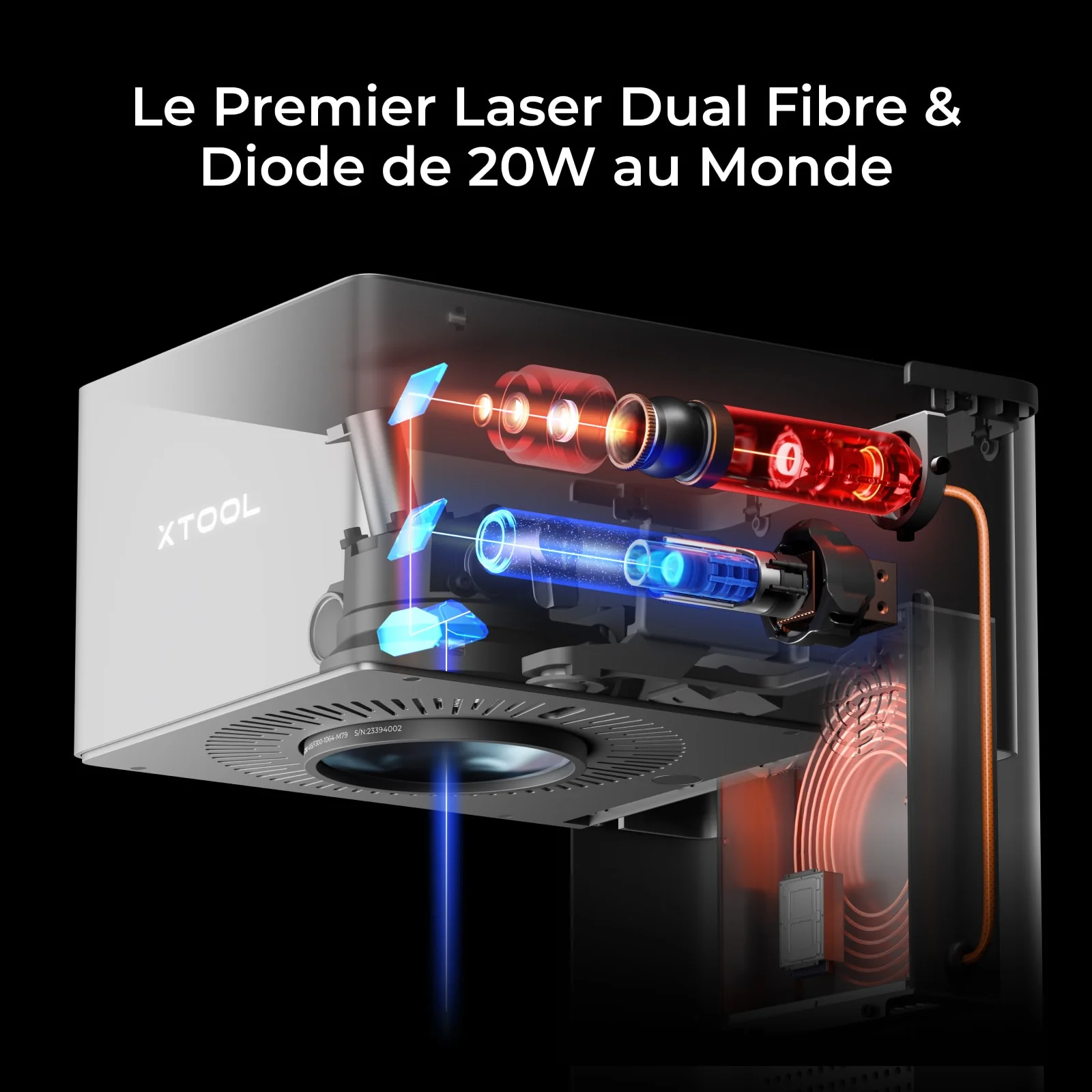 xTool F1 Ultra - Graveur Laser Double Fibre et Diode 20W - Image 5