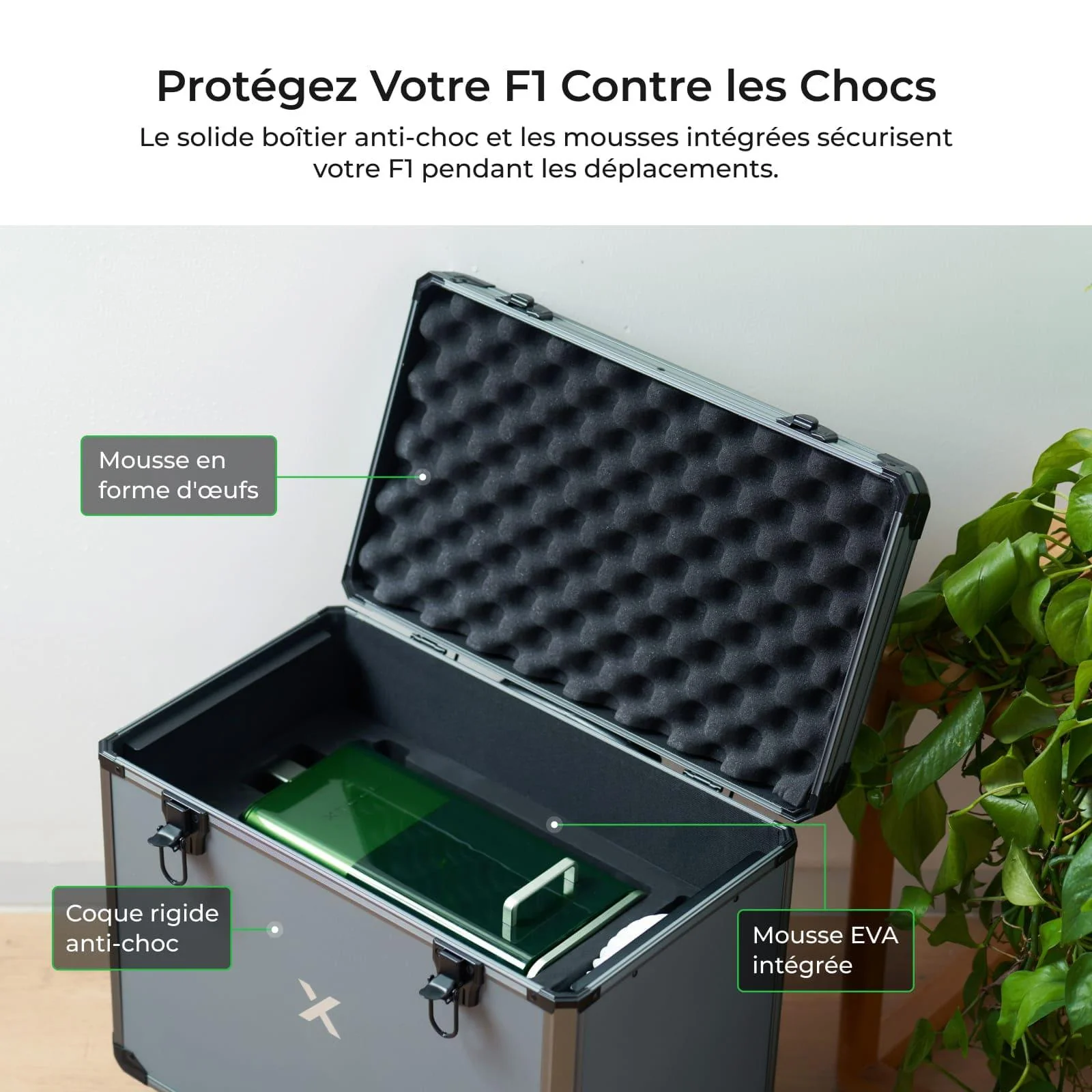 xTool F1 /F1 Lite Valise Rigide à Roulettes - Image 3