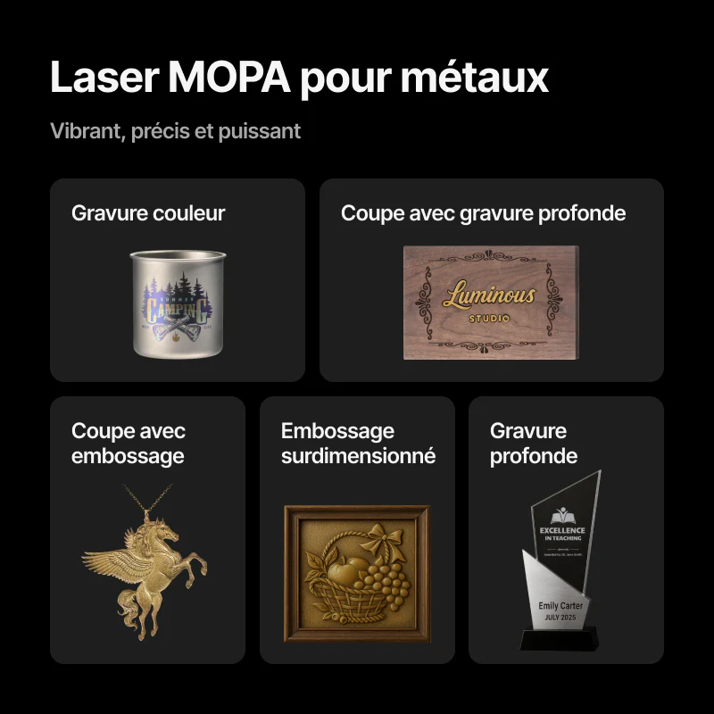 xTool F2 Ultra – Graveur Laser Double MOPA 60W + Diode 40W - Image 5
