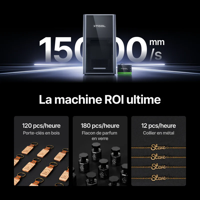 xTool F2 Ultra – Graveur Laser Double MOPA 60W + Diode 40W - Image 9