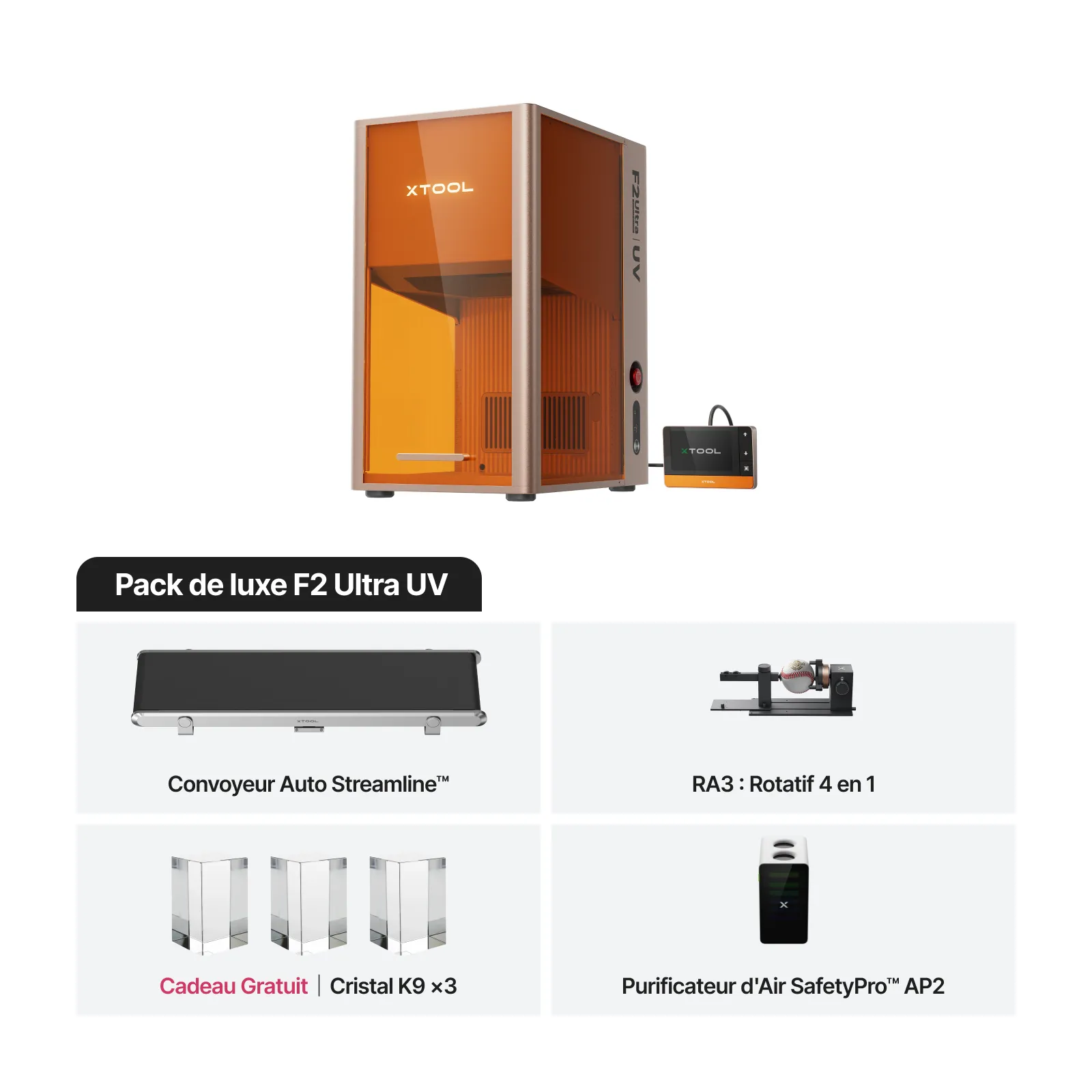 xTool F2 Ultra UV – Graveur Laser Premium à Précision Extrême - Image 19