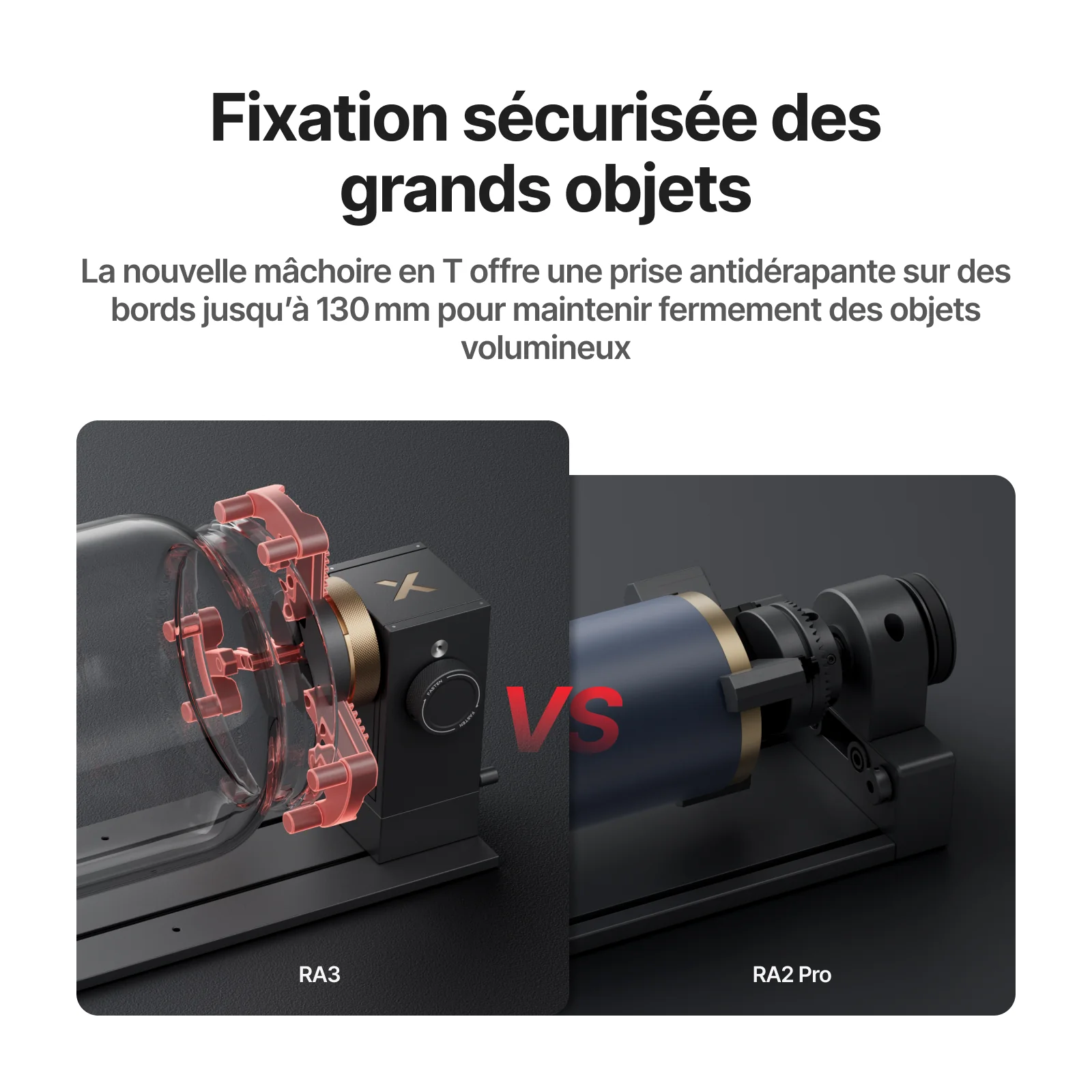 xTool RA3 / RA3 Lite : Gravure rotative intelligente pour bagues, gobelets et ornements - Image 8