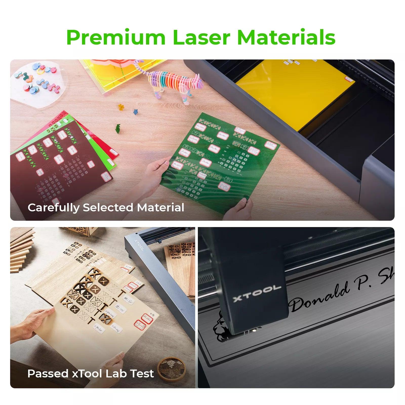 xTool M/S Séries Kit de Matériaux Laser  (34 pièces) - Image 6