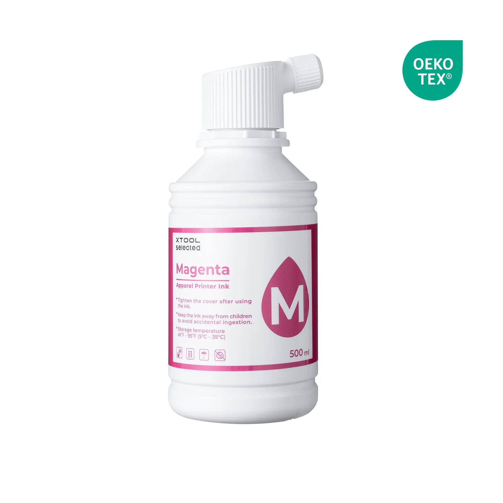 xTool Selected Apparel Printer Encre magenta (500 ml)